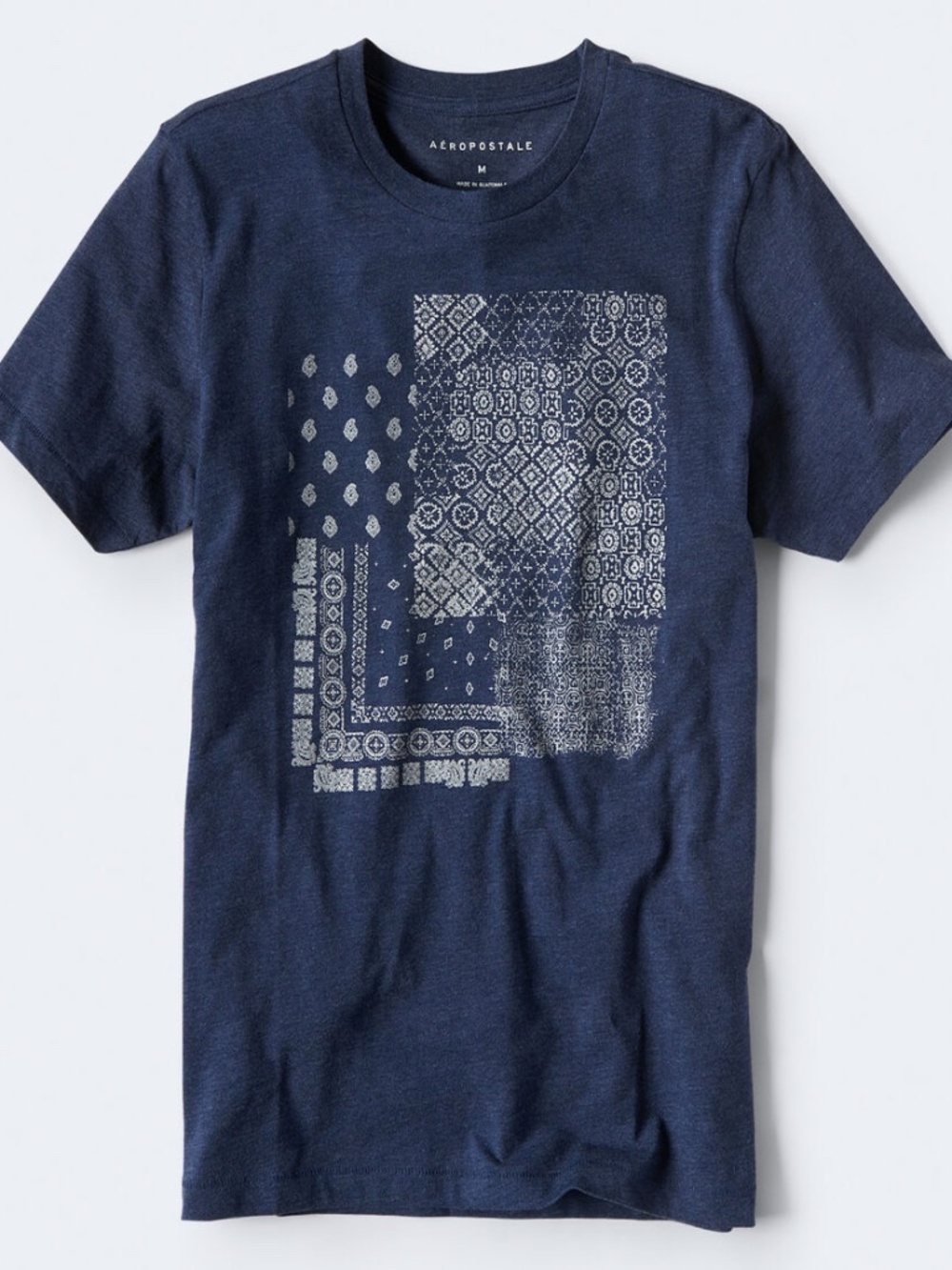 Aéropostale Bandana Print Graphic Tee Size XS